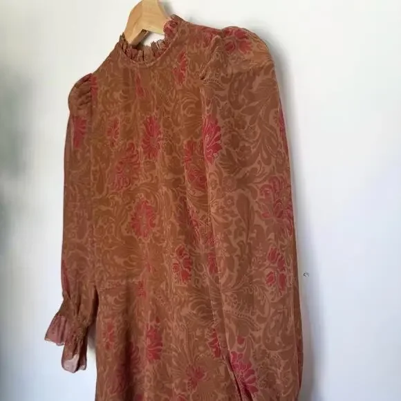 Aritzia Swept Puff-sleeve mini dress - Picture 12 of 13